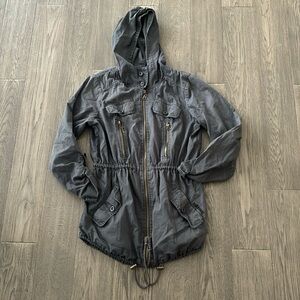 🔥Billabong🔥 |  Grey full zip roll up sleeve utility jacket